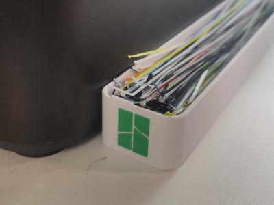 Purge line container