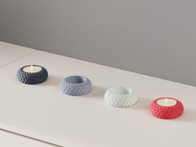 LED Tealight Basket. quick print for LED candle