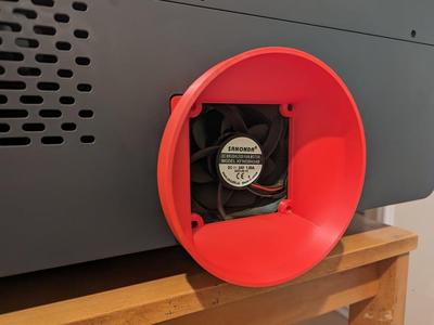 xTool P2 laser cutter 6in exhaust duct adapter