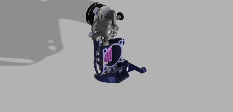 Lightweight Cooler for Ender 3 - Supportless / heatcreap prevent - 5015 Blower