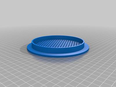 Fan cover for 120mm pipe
