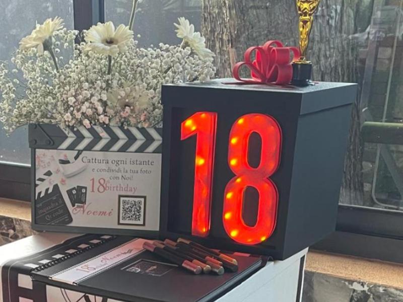 Eighteenth Birthday Envelope Box 18th