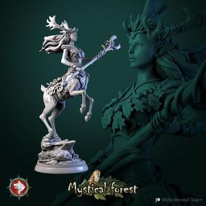 Doe Ingrid Centaur Druid 32mm and 75mm pre-supported