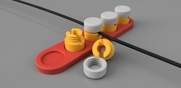 Magnetic Cable Holder / Clip / Mount / Organizer