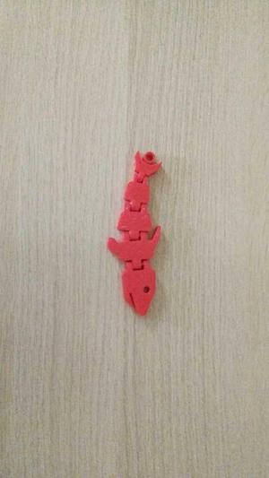 Flex Fish Keychain