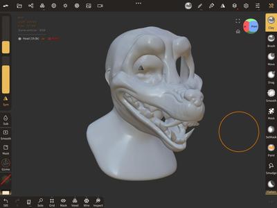 Smiley canine fursuit base