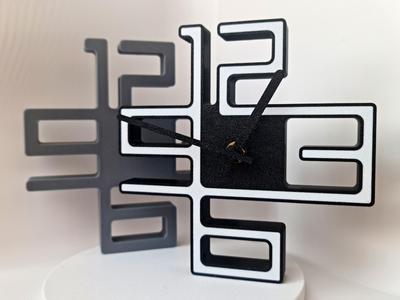 Modern Design Clock - BambuLab Clock Kit 011