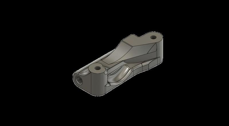 RC10T3 rear suspension mount 9267