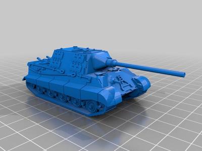 jagtiger 1:100 can be 3d printed
