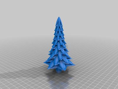 snowy Christmas tree