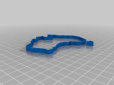 Australia Map Cookie Cutter