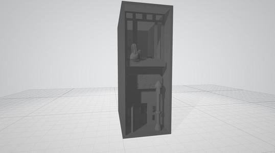 simple book nook