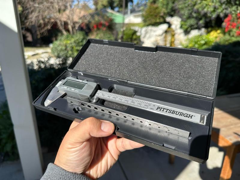 Insert for Pittsburgh Harbor Freight Caliper + Ruler