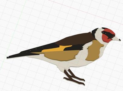 Goldfinch decoration