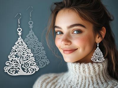 Christmas Tree Earrings