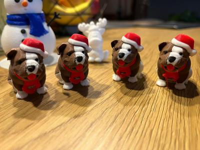 Christmas English Bulldog