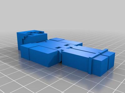 Chip - Minecraft Milo & Chip Character, print-in-place articulated