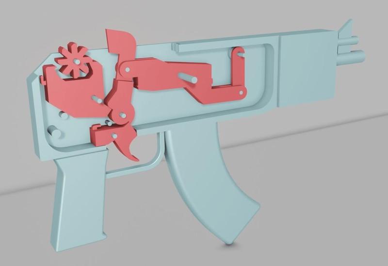 Automatic Rubber Band Gun