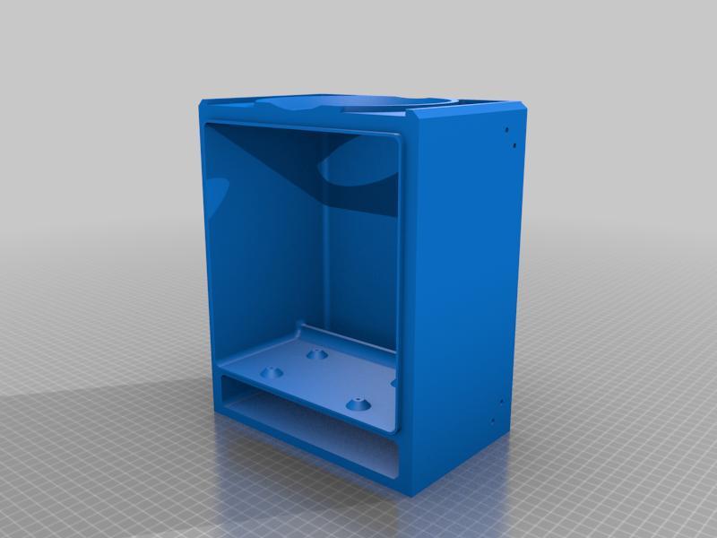 Bass reflex Enclosure (4) 4" woofers.