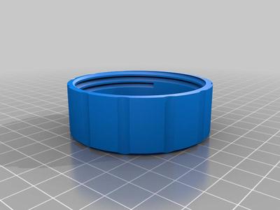 9V Battery Container with Screw Cap