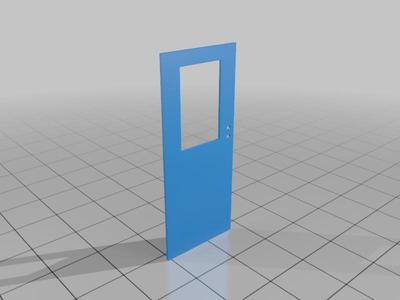 Windowed panel 1:48 door