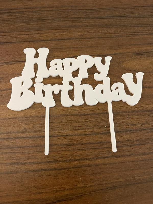Happy Birthday Cake Topper