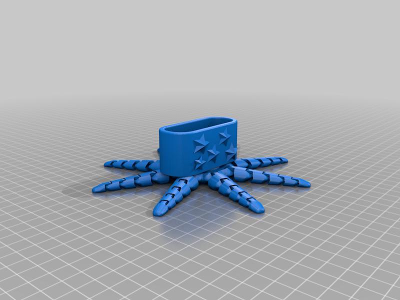 Octopus with airpod holder
