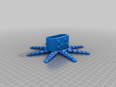 Octopus with airpod holder