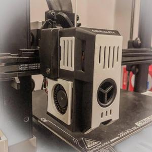 Snap-On Fan face Ender 3 V3 KE
