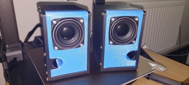 2" Bass Reflex Speakers using Aiyima drivers