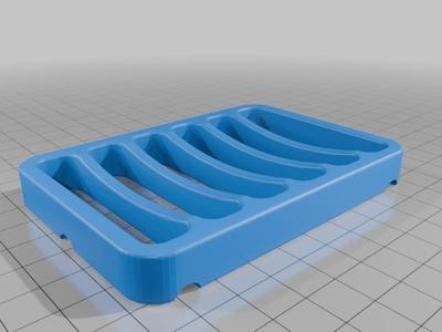 Soap Tray with drain holes