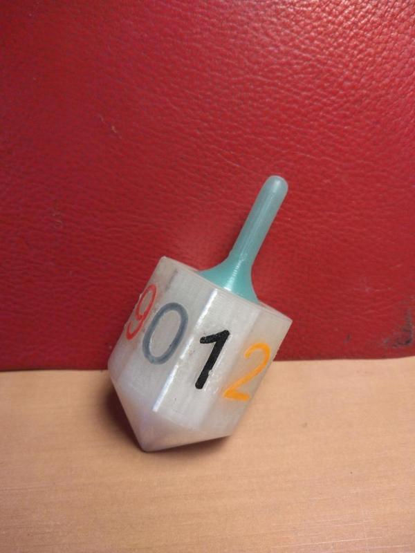 Dés toupie à 10 faces