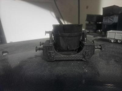 small Jünkerath hot metal ladle car 1:76.2 4mm scale
