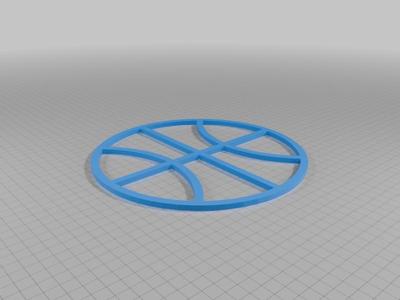 Basketball Outline 2D