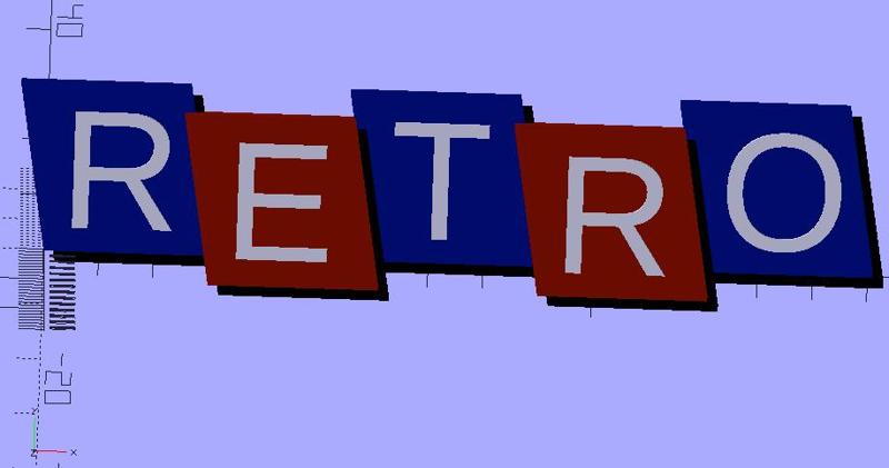 Letreiro de 5 Letras de entrada 