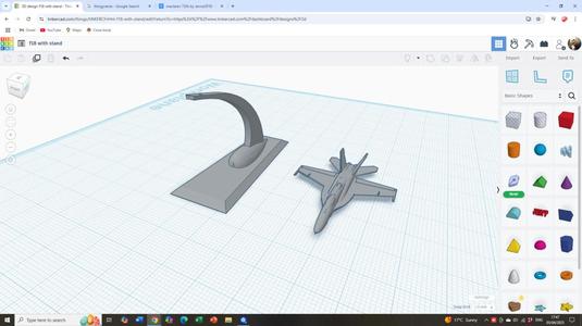 model f18 with stand
