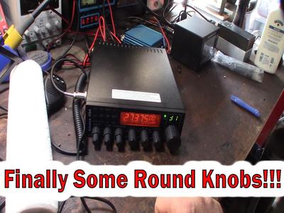 Round CB Knobs for Anytone AT-5555, Ailunce HS4, Connex, Stryker, Galaxy, Magnum. Channel Selector, Volume, switch, band, Dual Potentiometer, 10 meter radio