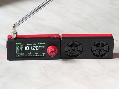 Mini Pocket Radio SI4732 folding Case with 2 Loudspeaker - V2 !