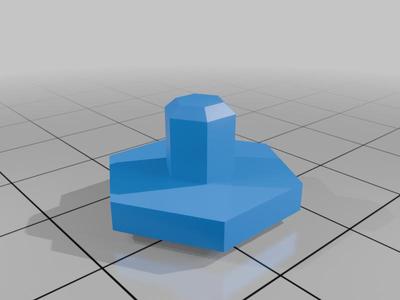 Toilet Seat 2 Top Bumper Hexagon
