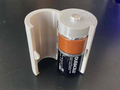 C to D Battery Cell Adapter