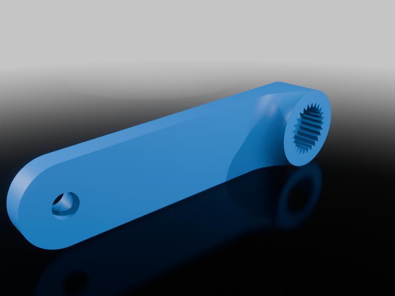 Servo Horns T25, Thin & Thick, 10mm to 30mm long