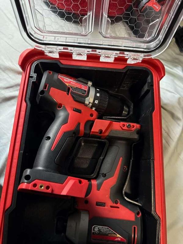 packout insert for Impact Driver and drill Milwaukee