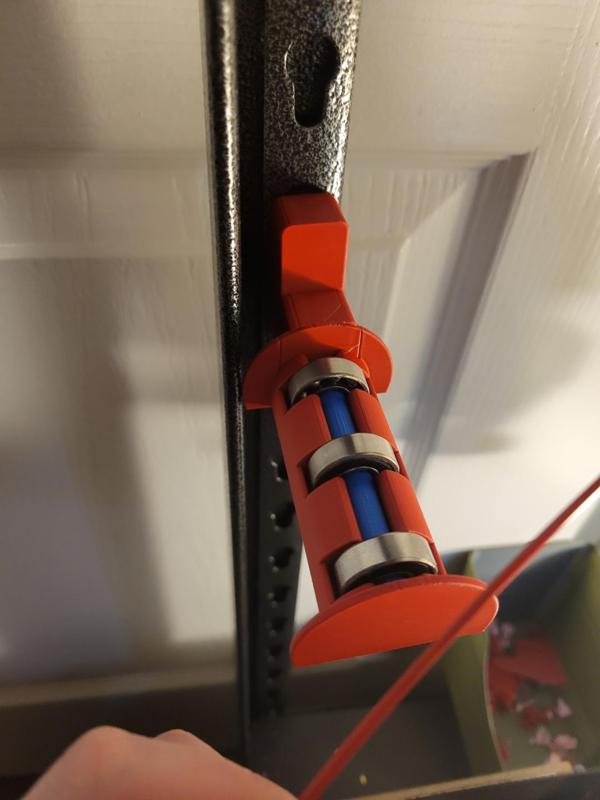 608 Bearing Keyhole/Teardrop Shelf Filament Roller