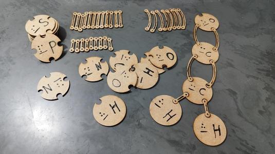 laser cut chemistry Kit