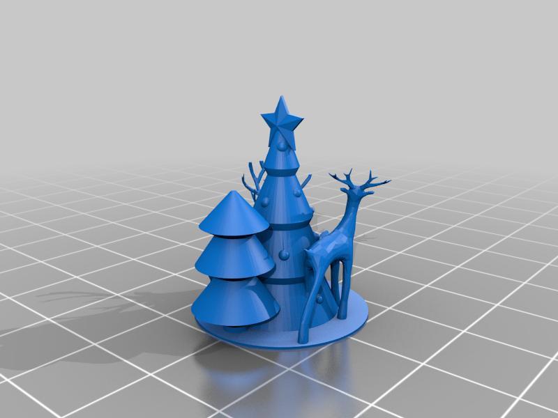 More top for Christmas X-mas Winter Sceneries for LED Tealight