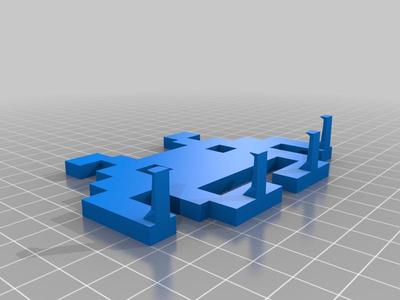 Colgador de llaves Space Invaders