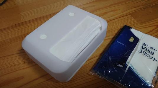 Pocket tissue box