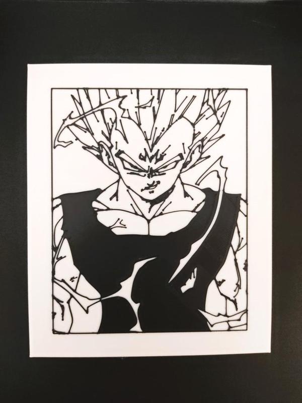 Majin Vegeta panel
