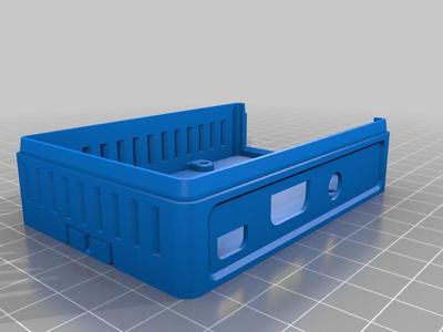 Raspberry Pi Display Case Base Plate with Cutouts