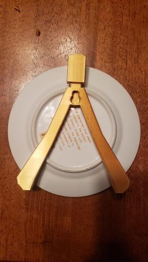 Plate Holder wall hanging